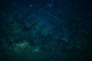 Eine Sternenkonstellation am Himmel, die für die vedische Astrologie von Interesse ist.